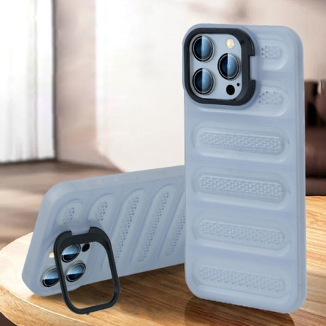 Противоударный чехол Invisible Holder Cooling для iPhone 16 Pro Max - прозрачный