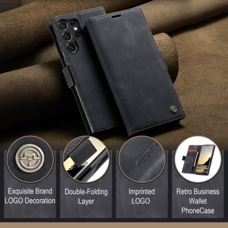 Чохол-книжка CaseMe-013 Multifunctional  для Samsung Galaxy S25 Ultra 5G - чорний