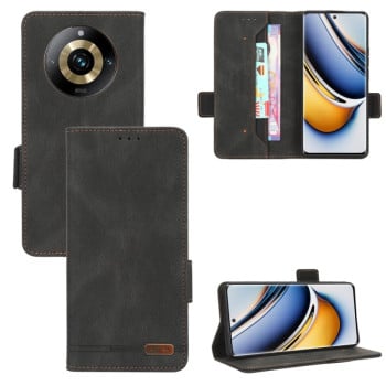 Чохол-книжка Magnetic Clasp Flip для Realme 11 Pro 5G/11 Pro+ 5G - чорний