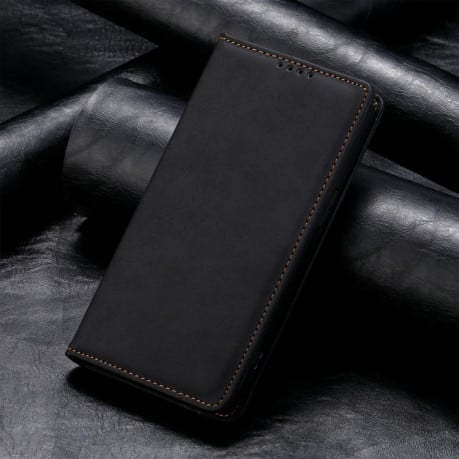 Чохол-книжка Business Solid Color із захистом від сканування RFID на Xiaomi Redmi 15C 5G/4G EU 173mm/Poco C85 5G - чорний