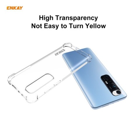 Противоударный чехол ENKAY Clear для Xiaomi Mi 10s - прозрачный