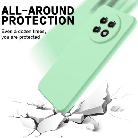 Силіконовий чохол Solid Color Liquid Silicone на Realme 13+ 5G/13 Pro 5G/13 Pro+ - зелений