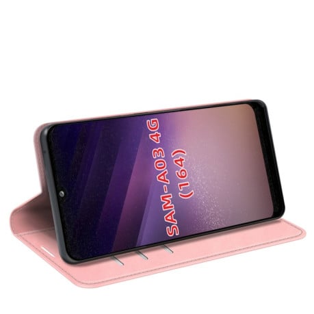 Чохол-книжка Retro-skin Business Magnetic Samsung Galaxy A03/A04E - рожевий