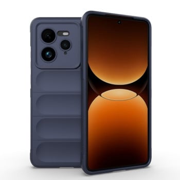 Силиконовый чехол Magic Flannel для Realme GT 7 Pro 5G - синий