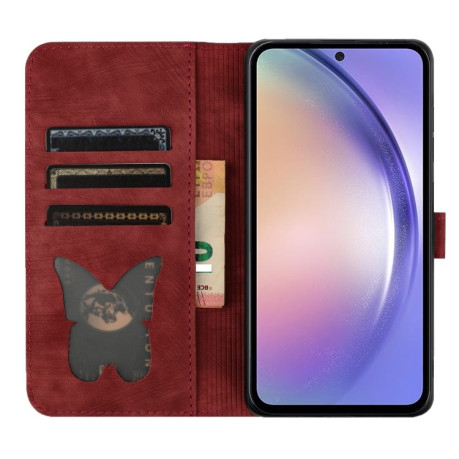 Чохол-книжка Cat Embossing Pattern на Google Pixel 8 Pro - червоний