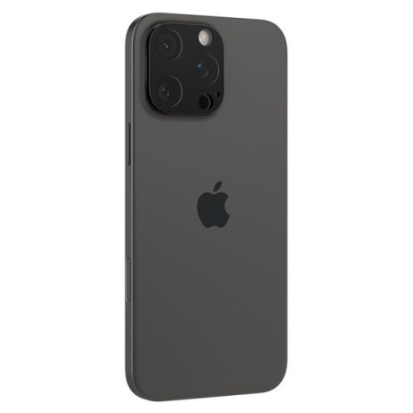 Комплект защитных стекол на камеру Spigen Optik.tR Camera Protector 2 pcs. для  iPhone 14 Pro / Pro Max / 15 Pro / Pro Max / 16 Pro / Pro Max - Black