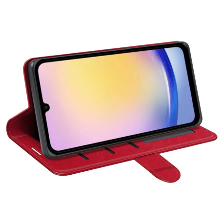 Чохол-книжка R64 Texture Horizontal Flip Leather  для Samsung Galaxy A26 - червоний