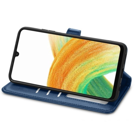 Чохол-книжка Retro Solid Color на Samsung Galaxy A13 4G - синій