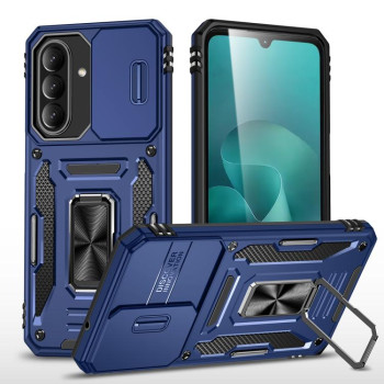 Ударостійкий чохол Armor Camera Shield на Samsung Galaxy A27 5G — темно-синій