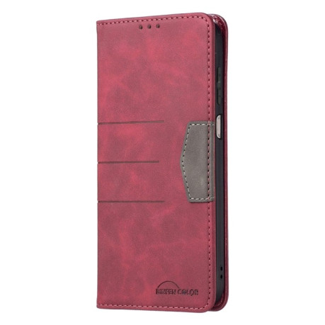 Чехол-книжка Version Magnetic Splicing для Samsung Galaxy A03s - красный