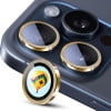 Защитное стекло на камеру ENKAY Hat-Prince AR 9H Rear Lens Aluminium Alloyдля iPhone 16 Pro / 16 Pro Max - золотое