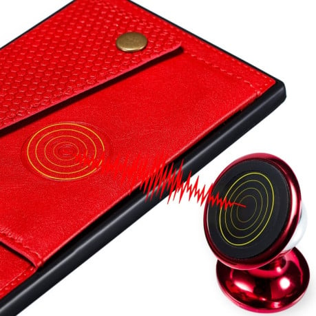 Протиударний чохол Double Buckle для Realme 9 Pro Plus - червоний