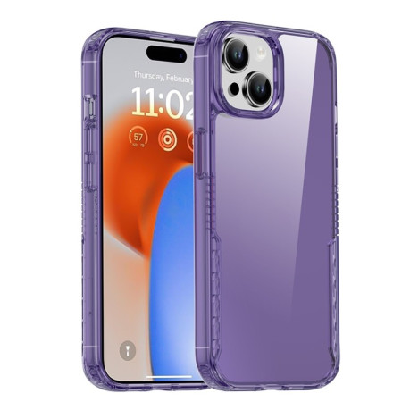 Противоударный чехол iPAKY YG Series для iPhone 15 Plus - фиолетовый