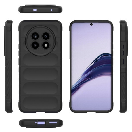 Силиконовый чехол Magic Flannel для Realme 13 Pro 5G - черный