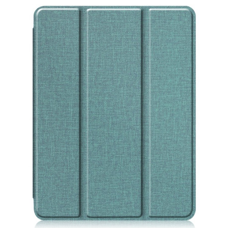 Протиударний чохол-книжка Fabric Denim на iPad Air 13(2024)/Pro 12.9 (2020) -м'ята