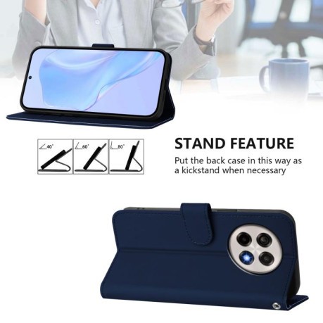 Чохол-книжка Skin Feel S-type для OnePlus 13R/Ace 5/Ace 5 Pro - синій