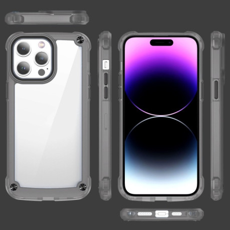 Протиударний чохол Soft Clear для iPhone 15 - чорний