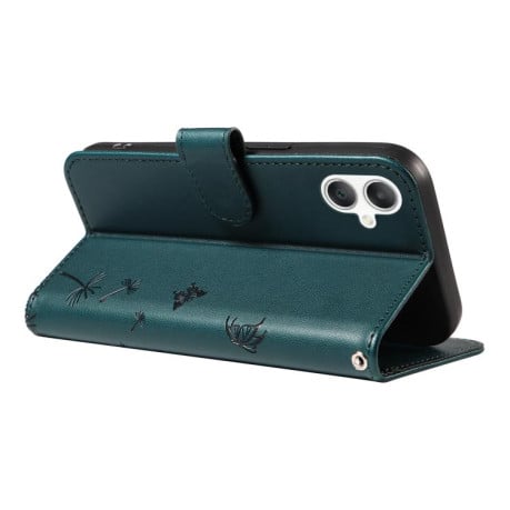 Чехол-книжка Dandelion Embossed Pattern Flip Leather на Samsung Galaxy A07 5G - синий