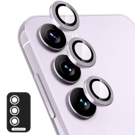 Захисне скло на камеру ENKAY Aluminium Samsung Galaxy A16 5G - фіолетове