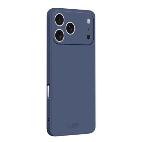 Силиконовый чехол ENKAY Liquid Silicone на iPhone 17 Pro - синий