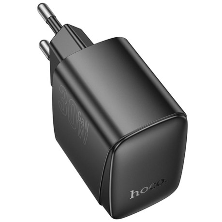 Быстрая зарядка Hoco CS61A Bright PD30W+QC3.0 (1USB-A/1C) - черная
