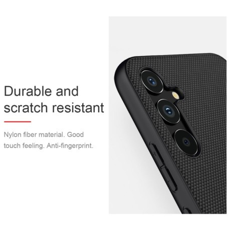 Ударозащитный чехол NILLKIN 3D Textured Nylon на Samsung Galaxy A34 5G - черный