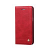 Шкіряний чохол-книжка Retro Crazy Horse Texture для Samsung Galaxy S10+Plus - червоний