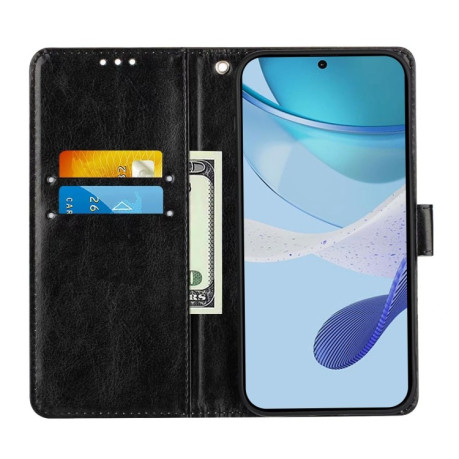Чохол-книжка Colored Drawing Pattern Plain Weave Leather для Xiaomi 14T Pro - Cats And Tigers