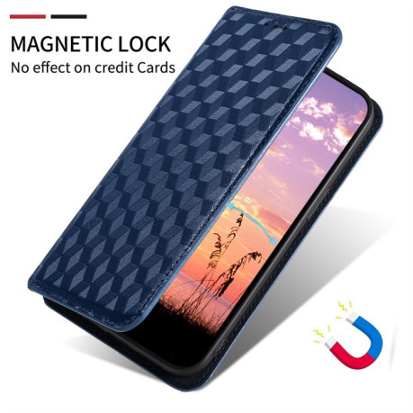 Чехол-книжка Cubic Grid Texture Flip Leather для Xiaomi Redmi A5 4G 173.3mm - синий