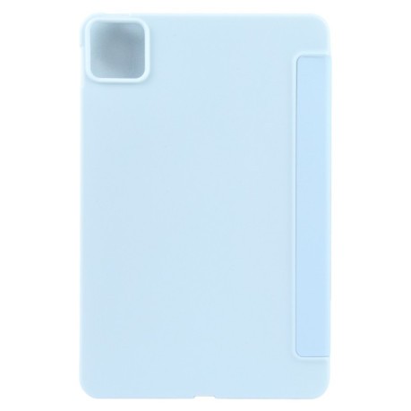 Чехол-книжка Litchi Texture для Xiaomi Pad 7 / Pad 7 Pro - голубой