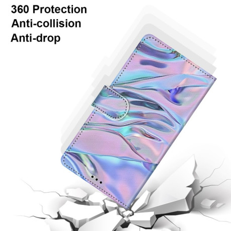 Чохол-книжка Coloured Drawing Cross Samsung Galaxy A03 Core - Fluorescent Water Pattern