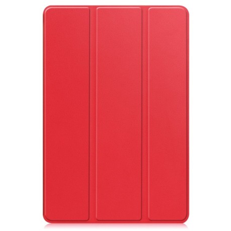 Чехол-книжка Solid Color Custer для Xiaomi Redmi Pad SE - красный