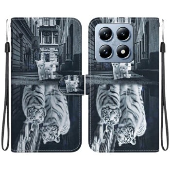 Чехол-книжка Colored Drawing Series на Xiaomi 14T Pro - разноцветный