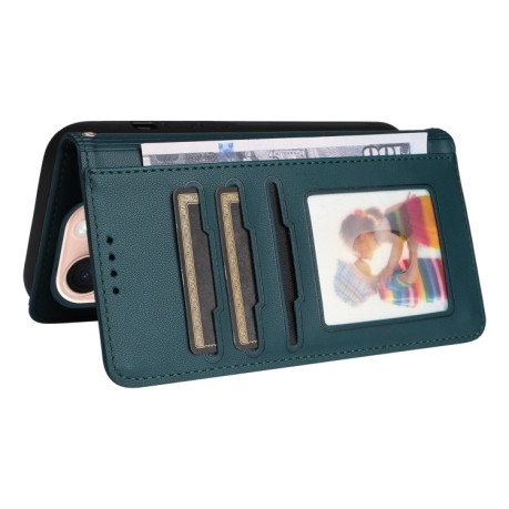 Чехол-книжка BETOPNICE BN-005 2 in 1 Detachable Imitate Genuine Leather для iPhone 16 Pro Max - синий