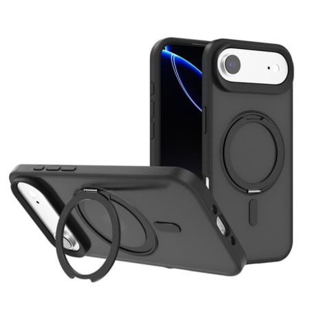 Чехол Kalebol с подставкой и MagSafe гибрид на iPhone Air - черный