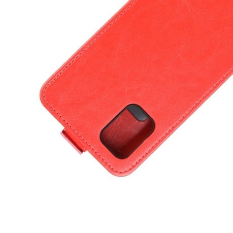 Флип - чехол R64 Texture Single на Samsung  Galaxy A31 - красный