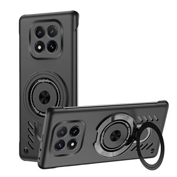 Протиударний чохол Ice Feeling Cooling MagSafe Magnetic для Xiaomi Redmi Note 14 Pro 5G/Poco X7 - чорний