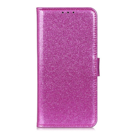 Чехол- книжка Glitter Powder Waterproof на Sansung Galaxy A20S- фиолетовый
