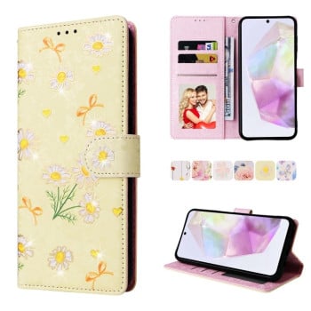 Чохол-книжка Bronzing Painting RFID  для Samsung Galaxy A26 5G - Daisy