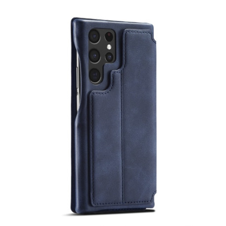 Чохол-книжка LC.IMEEKE Hon Ancient Series Samsung Galaxy S22 Ultra 5G - синій