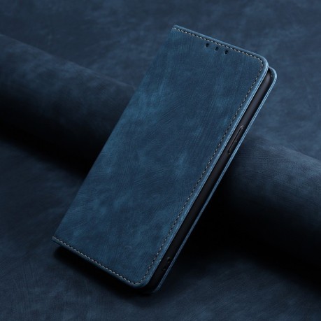 Чехол-книжка RFID Anti-theft Brush для Realme Narzo 50A - синий