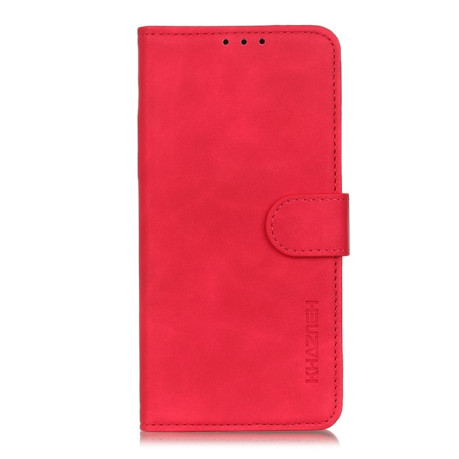 Чехол-книжка KHAZNEH Cowhide Texture на Samsung Galaxy A56 5G - красный