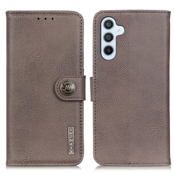 Чохол-книжка KHAZNEH Cowhide Texture для Samsung Galaxy A05s - хакі