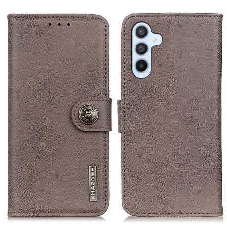 Чохол-книжка KHAZNEH Cowhide Texture  для Samsung Galaxy A56 5G - хакі