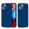 Силиконовый чехол Solid Color Liquid на iPhone 15 - синий