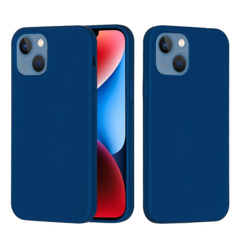Силіконовий чохол Solid Color Liquid на iPhone 15 - синій
