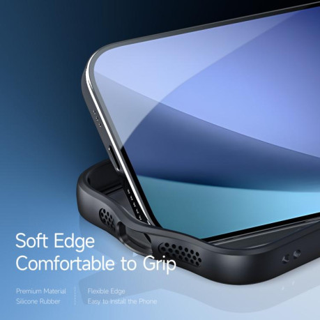 Чохол DUX DUCIS Aimo Series MagSafe Frosted Feel на iPhone 17 - чорний