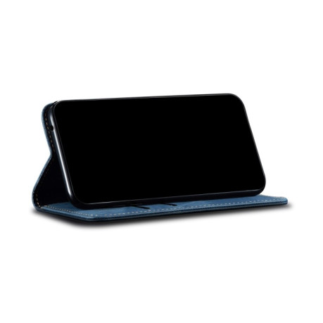 Чехол книжка Denim Texture Casual Style на OnePlus 10R / Ace - синий