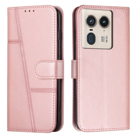 Чехол-книжка Stitching Calf Texture для Motorola Edge 50 Ultra - золото