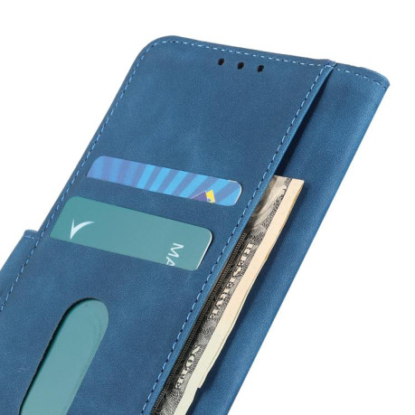 Чохол-книжка KHAZNEH Cowhide Texture на Xiaomi Redmi Note 14 4G 164.48mm - синій